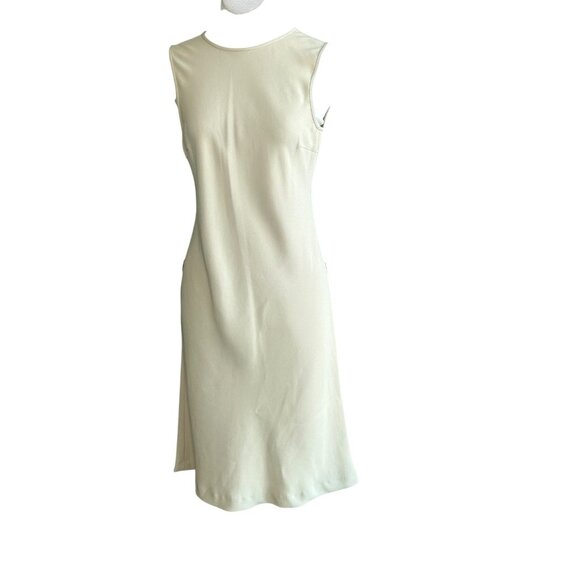 DKNY Black Label Vintage Tan Sleeveless Sheath Dress Size 10 - Picture 1 of 8